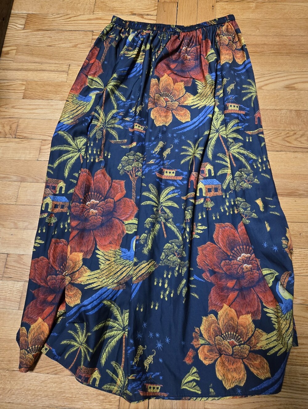 Sm. Tahari Tropical Bloom Print Skirt